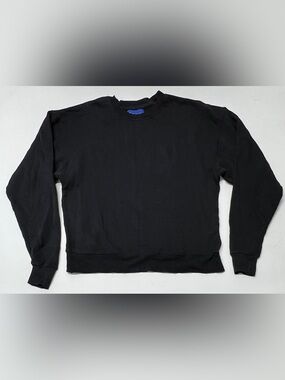 Simon Miller Black Crewneck Pullover Sweatshirt Oversize XS